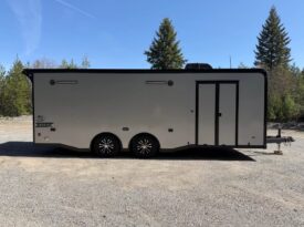 2025 Haulmark EDGE 8.5×24 Race Car Trailer | Finished Interior | A/C | Cabinets