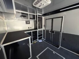 2025 Haulmark EDGE 8.5×24 Race Car Trailer | Finished Interior | A/C | Cabinets