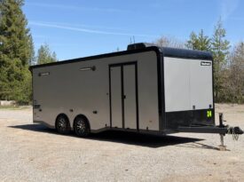 2025 Haulmark EDGE 8.5×24 Race Car Trailer | Finished Interior | A/C | Cabinets