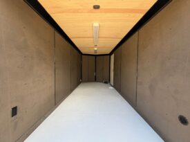 2026 Haulmark 7×16 Contractor Trailer | Barn Doors | 30 Amp | Ladder Racks