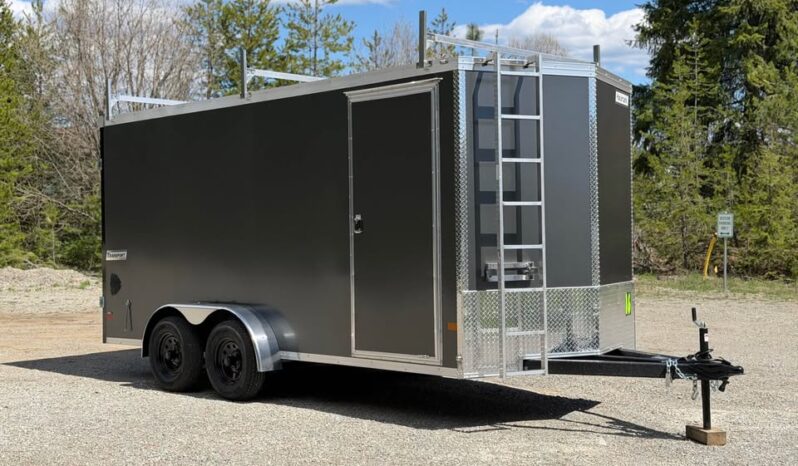 2026 Haulmark 7×16 Contractor Trailer | Barn Doors | 30amp| Ladder Racks