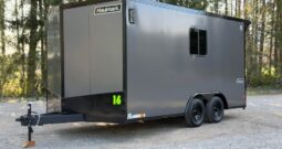 2026 Haulmark 8.5×16 UTV Trailer | 2k Rear Stab Jacks | RV Window | Extra Tall | 3.5k Torsion Axles