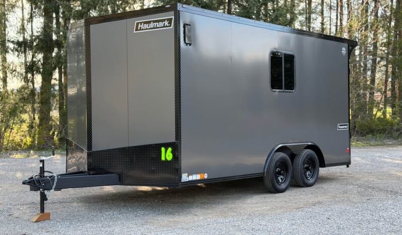 2026 Haulmark 8.5×16 UTV Trailer | 2k Rear Stab Jacks | RV Window | Extra Tall | 3.5k Torsion Axles