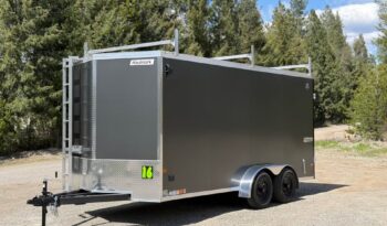 2026 Haulmark 7x16 Contractor Trailer | Barn Doors | 30amp| Ladder Racks