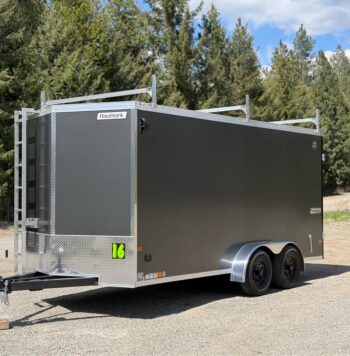 2026 Haulmark 7x16 Contractor Trailer | Barn Doors | 30amp| Ladder Racks