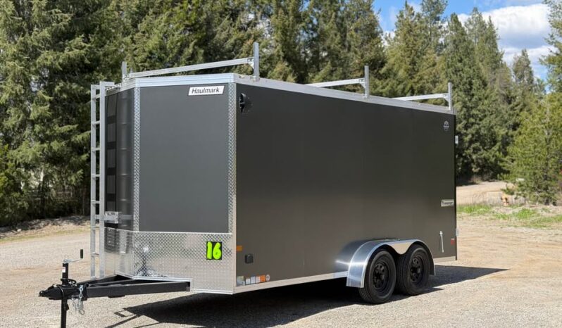2026 Haulmark 7×16 Contractor Trailer | Barn Doors | 30amp| Ladder Racks