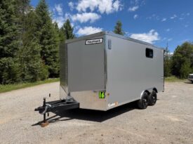 2026 Haulmark 8.5×16 Side by Side Trailer | Lifted Torsion Axles | UTV Package | 12″ Extended Tongue