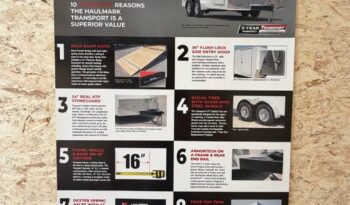 
										2026 Haulmark 8.5×16 Side by Side Trailer | Lifted Torsion Axles | UTV Package | 12″ Extended Tongue full									