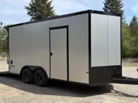 2026 Haulmark 8.5×16 Cargo Trailer | 7’6″ Tall | Ext Tongue | Beavertail