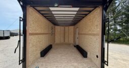 2026 Haulmark 8.5×16 Cargo Trailer | 7’6″ Tall | Ext Tongue | Beavertail
