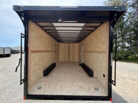 2026 Haulmark 8.5×16 Cargo Trailer | 7’6″ Tall | Ext Tongue | Beavertail