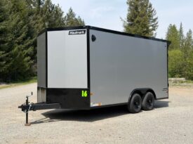 2026 Haulmark 8.5×16 Cargo Trailer | 7’6″ Tall | Ext Tongue | Beavertail