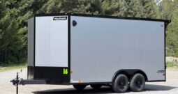 2026 Haulmark 8.5×16 Cargo Trailer | 7’6″ Tall | Ext Tongue | Beavertail