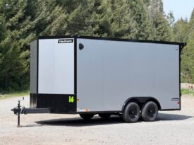 2026 Haulmark 8.5×16 Cargo Trailer | 7’6″ Tall | Ext Tongue | Beavertail