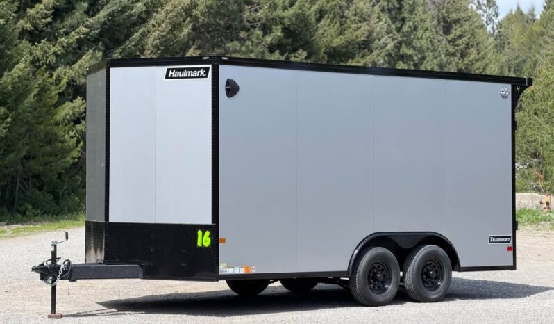 2026 Haulmark 8.5×16 Cargo Trailer | 7’6″ Tall | Ext Tongue | Beavertail