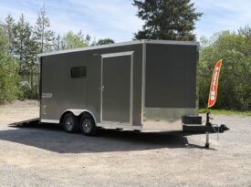 2026 Haulmark Grizzly 8.5×16 ATV Trailer | Side Ramp Door | 90″ H | RV Windows