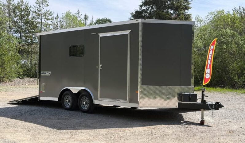 2026 Haulmark Grizzly 8.5×16 ATV Trailer | Side Ramp Door | 90″ H | RV Windows