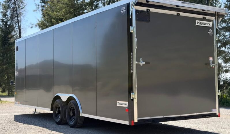 
								2026 Haulmark 8.5×24 Car Trailer | 5.2k Torsion Axles | 90′ H | 12″ Ext Tongue | E-Tracks full									