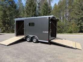 2027 Haulmark Grizzly 8.5×16 ATV Trailer | Side Ramp Door | 90″ H | RV Windows