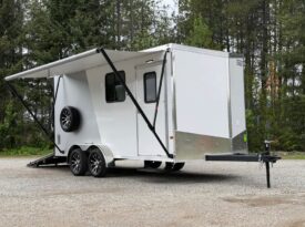 2026 Haulmark 7×16 Offgrid Trailer | Fully Insulated | 3.5k Lifted Torsion Axles | Awning | RV Windows