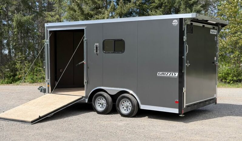 2026 Haulmark Grizzly 8.5×16 ATV Trailer | Side Ramp Door | 90″ H | RV Windows