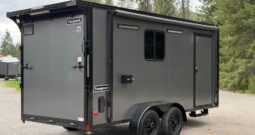 2026 Haulmark 7×16 Hybrid ATV Trailer | Fully Insulated | 3.5k Lifted Torsion Axles | Awning | RV Windows
