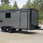 2026 Haulmark 7x16 Hybrid ATV Trailer | Fully Insulated | 3.5k Lifted Torsion Axles | Awning | RV Windows