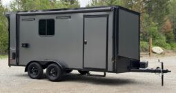 2026 Haulmark 7×16 Hybrid ATV Trailer | Fully Insulated | 3.5k Lifted Torsion Axles | Awning | RV Windows