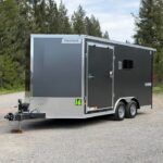 2026 Haulmark Grizzly 8.5x16 ATV Trailer | Side Ramp Door | 90" H | RV Windows