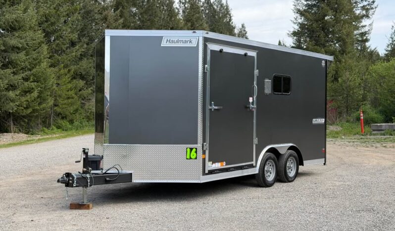 2026 Haulmark Grizzly 8.5×16 ATV Trailer | Side Ramp Door | 90″ H | RV Windows