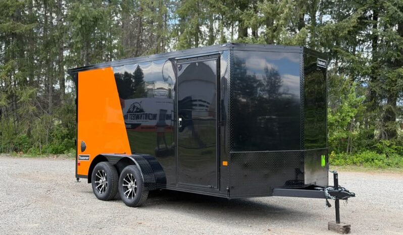 2026 Haulmark 7×14 Motorcycle Trailer | 3.5k Torsion Axles | Phantom Trim | Polycore Exterior