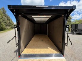 2026 Haulmark 7×14 Motorcycle Trailer | 3.5k Torsion Axles | Phantom Trim | Polycore Exterior