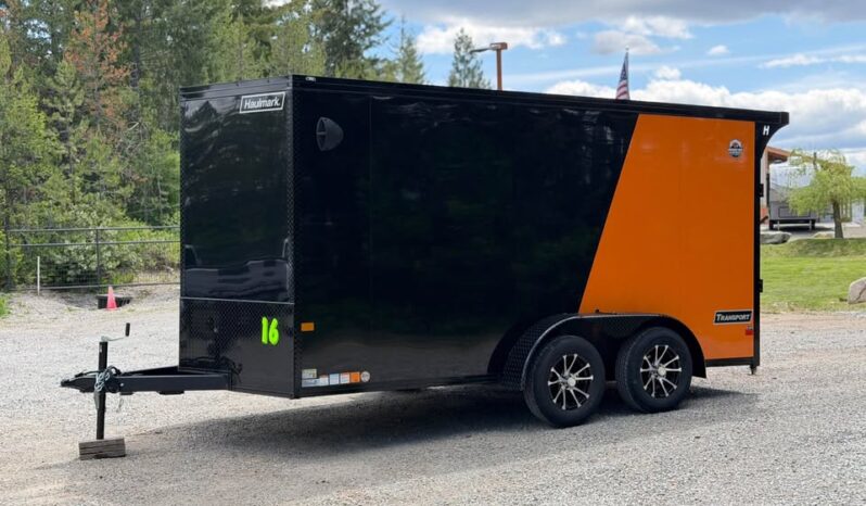 
								2026 Haulmark 7×14 Motorcycle Trailer | 3.5k Torsion Axles | Phantom Trim | Polycore Exterior full									