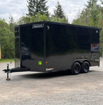 2026 Haulmark 8.5×16 ATV Trailer | Fully Loaded | Extra Tall | 5k Stabilizer Jacks | 12oc Roof