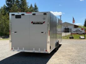 2026 Alcom 8.5×24 All Aluminum Car Hauler | 16 OC | 7′ Tall | 5.2k Tandem Axles | Polycore Panels