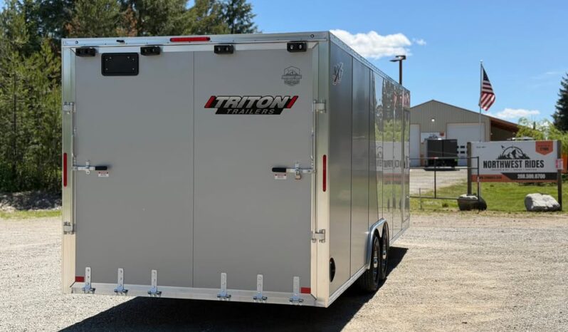 2026 Alcom 8.5×24 All Aluminum Car Hauler | 16 OC | 7′ Tall | 5.2k Tandem Axles | Polycore Panels