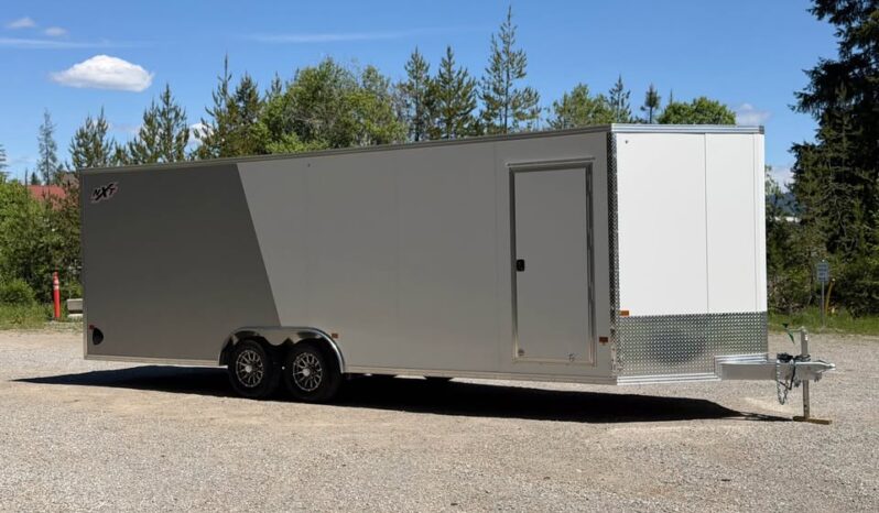 
								2026 Alcom 8.5×24 All Aluminum Car Hauler | 16 OC | 7′ Tall | 5.2k Tandem Axles | Polycore Panels full									