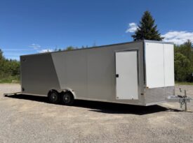 2026 Alcom 8.5×24 All Aluminum Car Hauler | 16 OC | 7′ Tall | 5.2k Tandem Axles | Polycore Panels