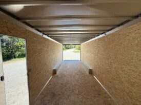 2026 Alcom 8.5×24 All Aluminum Car Hauler | 16 OC | 7′ Tall | 5.2k Tandem Axles | Polycore Panels