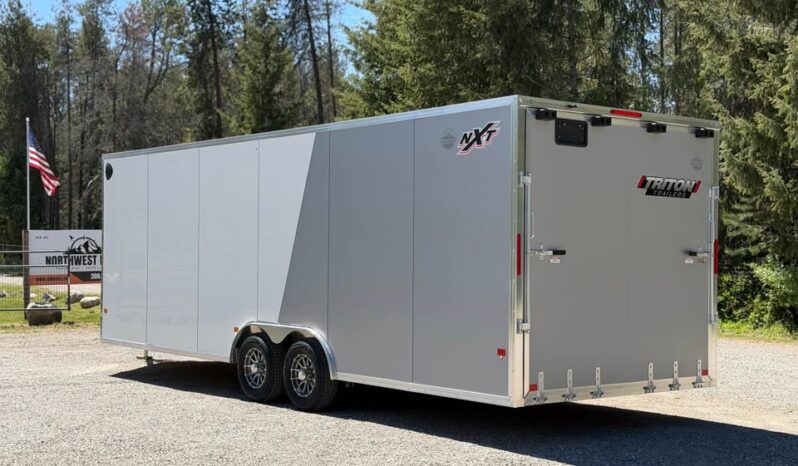 
								2026 Alcom 8.5×24 All Aluminum Car Hauler | 16 OC | 7′ Tall | 5.2k Tandem Axles | Polycore Panels full									