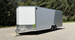 2026 Alcom 8.5×24 All Aluminum Car Hauler | 16 OC | 7′ Tall | 5.2k Tandem Axles | Polycore Panels