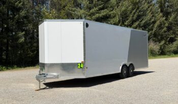 2026 Alcom 8.5x24 All Aluminum Car Hauler | 16 OC | 7' Tall | 5.2k Tandem Axles | Polycore Panels
