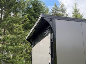 2026 Haulmark 8.5×28 Snowmobile Trailer | Lifted 5.2k Torflex Axles | Polybead Flooring | RV Window