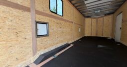 2026 Haulmark 8.5×28 Snowmobile Trailer | Lifted 5.2k Torflex Axles | Polybead Flooring | RV Window