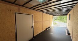 2026 Haulmark 8.5×28 Snowmobile Trailer | Lifted 5.2k Torflex Axles | Polybead Flooring | RV Window