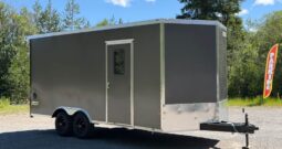2026 Haulmark 8.5×18 Cargo Trailer | 5.2k Lifted Torsion Axles | 90″ Tall | 5k Rear Stab Jacks