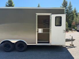 2026 Haulmark 8.5×18 Cargo Trailer | 5.2k Lifted Torsion Axles | 90″ Tall | 5k Rear Stab Jacks