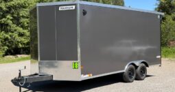 2026 Haulmark 8.5×18 Cargo Trailer | 5.2k Lifted Torsion Axles | 90″ Tall | 5k Rear Stab Jacks