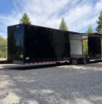 For Sale 2026 Diamond Cargo 8.5x28 Race Car Trailer | Insulated | Gullwing Door | 50 amp | 6k Torsion Axles