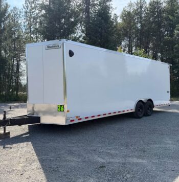 2026 Haulmark 8.5x26 Heavy Duty Cargo Trailer | 6k Tandem Torsion Axle | 90" Tall | 5k Rear Stab. Jacks